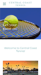 Mobile Screenshot of centralcoasttennis.net